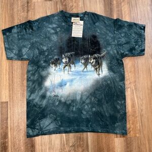 Vintage Deadstock 1999 The Mountain Wolf Pack Tee, size L, New With Tags